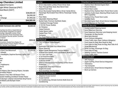 New 2026 Jeep Cherokee Limited image 29
