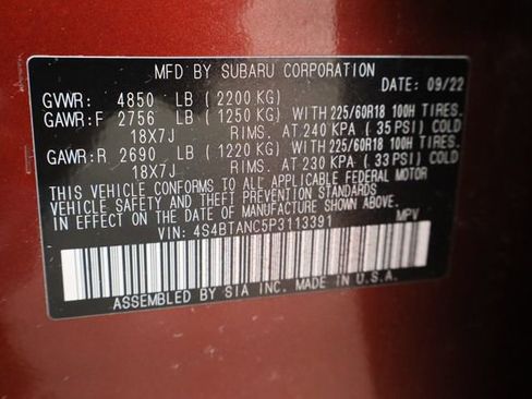 Used 2023 Subaru Outback Limited AWD/4WD image 22