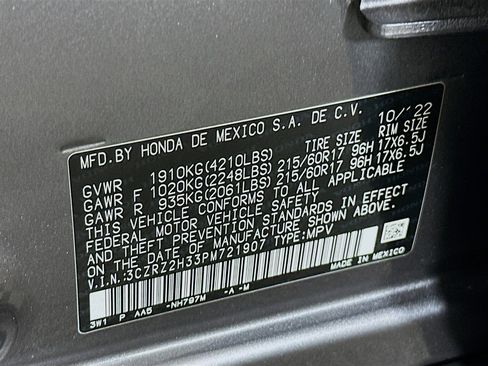 Used 2023 Honda HR-V LX image 12