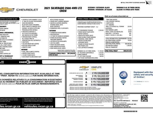 Used 2021 Chevrolet Silverado 2500 LTZ image 3