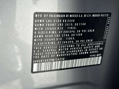 Certified 2023 Volkswagen Tiguan SE R-Line FWD image 42