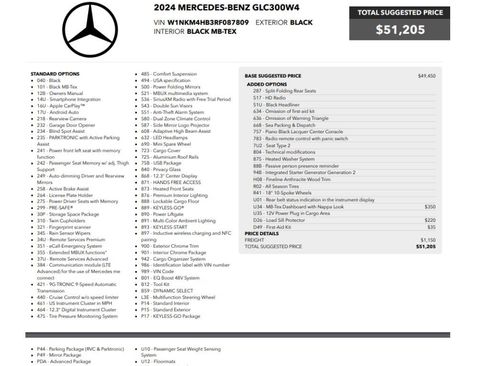 Used 2024 Mercedes-Benz GLC 300 4MATIC image 2