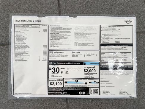 New 2026 MINI Cooper John Cooper Works image 40