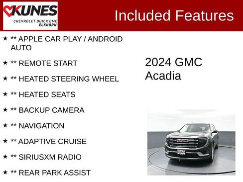 Used 2024 GMC Acadia Elevation image 2