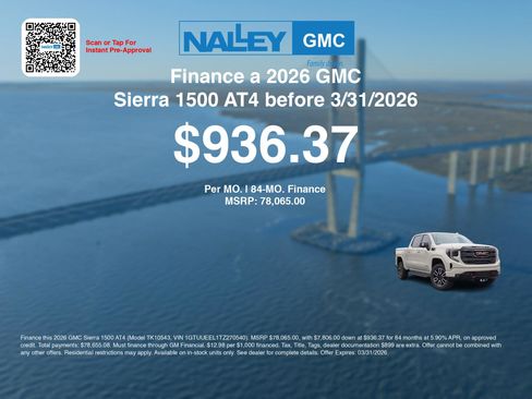 New 2026 GMC Sierra 1500 AT4 w/ AT4 Premium Package image 7