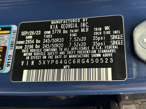 Used 2024 Kia Telluride S w/ S Sunroof Package FWD image 32