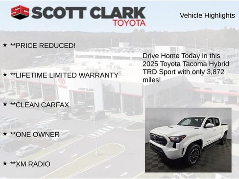 Used 2025 Toyota Tacoma TRD Sport AWD/4WD image 12