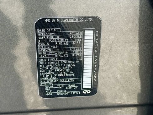 Used 2019 INFINITI QX50 Luxe w/ Cargo Package FWD image 33