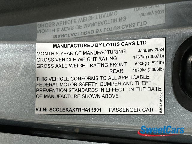 Used 2024 Lotus Emira First Edition RWD image 49
