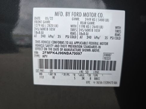 Used 2022 Ford Edge SEL w/ Convenience Package AWD/4WD image 33