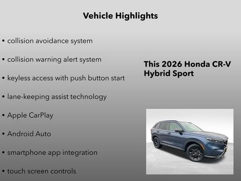 New 2026 Honda CR-V Sport image 10