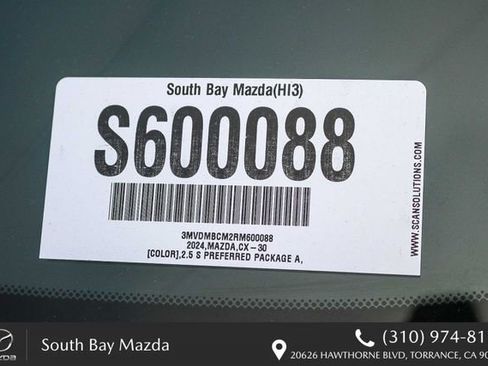 Certified 2024 MAZDA CX-30 AWD 2.5 S w/ Preferred Package image 27