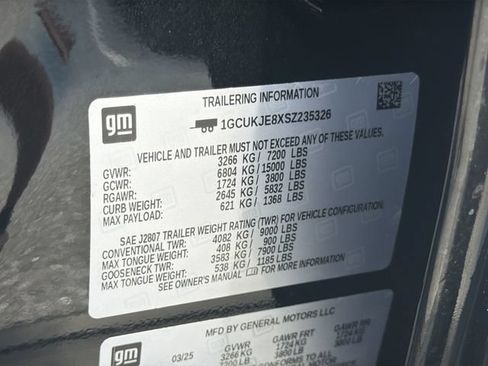 Used 2025 Chevrolet Silverado 1500 High Country AWD/4WD image 34
