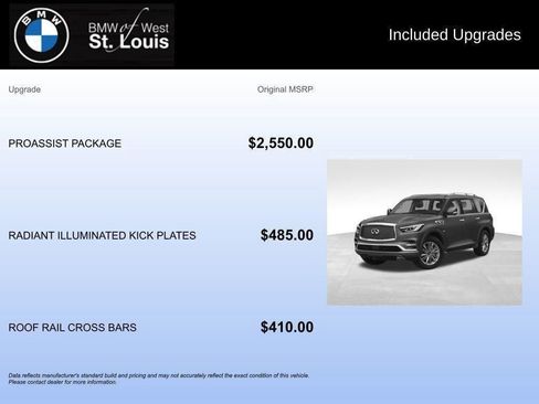 Used 2019 INFINITI QX80 Luxe w/ Proassist Package image 60