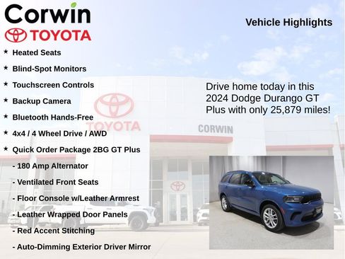 Used 2024 Dodge Durango GT AWD/4WD image 6