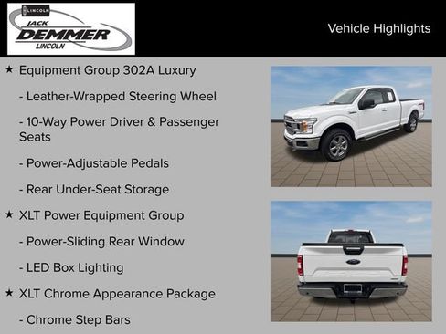 Used 2019 Ford F150 XLT w/ Equipment Group 302A Luxury image 24