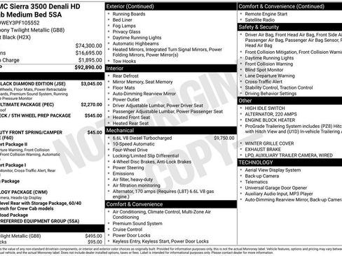 Used 2023 GMC Sierra 3500 Denali w/ Denali Black Diamond Edition image 3