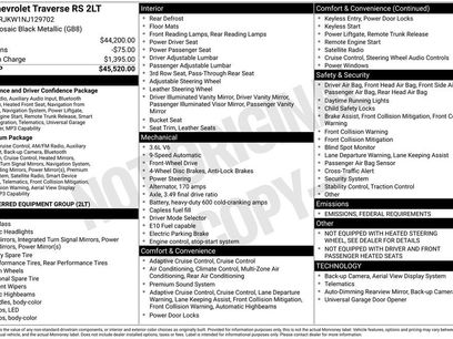 New 2022 Chevrolet Traverse RS