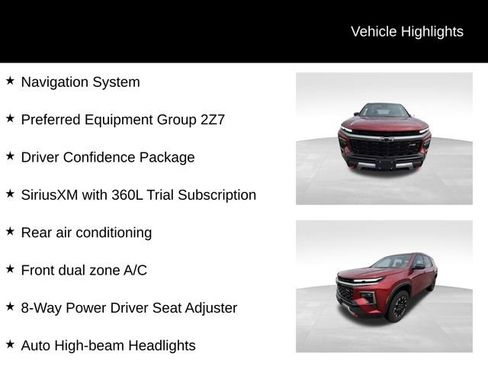 Certified 2025 Chevrolet Traverse Z71 w/ Driver Confidence Package AWD/4WD image 13