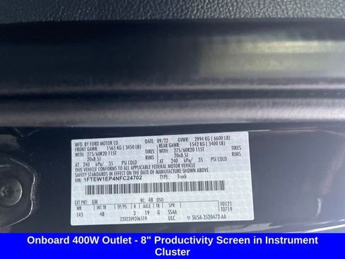 Used 2022 Ford F150 XLT w/ Equipment Group 302A High image 10