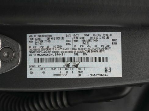 Certified 2022 Ford Escape SE w/ Convenience Package image 23