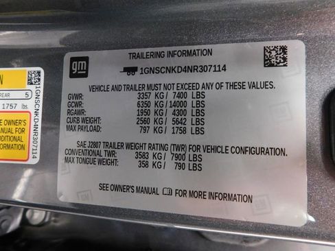 Used 2022 Chevrolet Tahoe LT w/ LT Signature Plus Package image 40