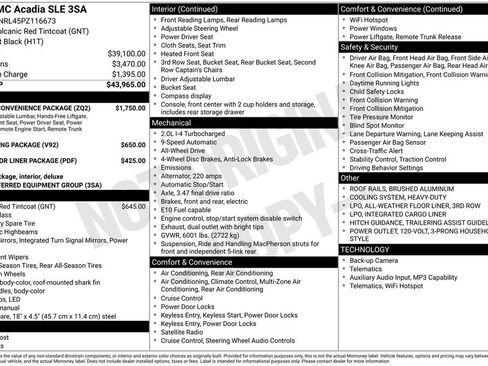 Certified 2023 GMC Acadia SLE w/ Driver Convenience Package image 6