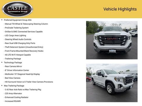 Used 2021 GMC Sierra 1500 SLT w/ SLT Premium Plus Package AWD/4WD image 7