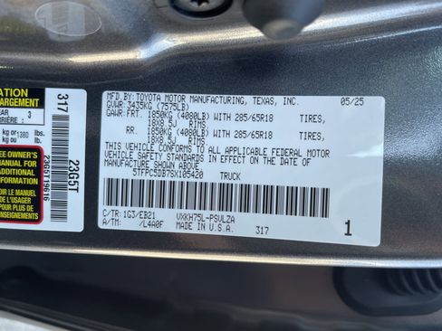 Used 2025 Toyota Tundra TRD Pro image 5