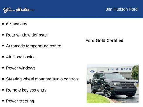 Certified 2024 Ford Bronco Sport Big Bend w/ Convenience Package AWD/4WD image 13