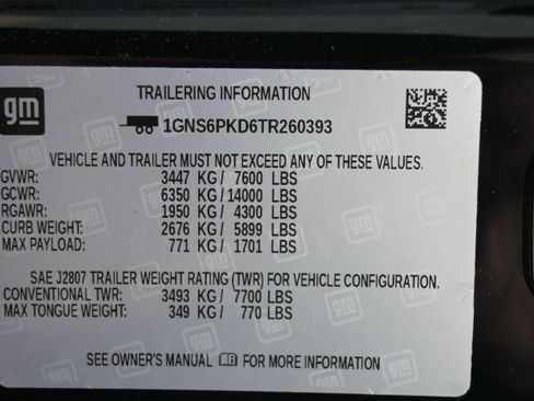 Used 2026 Chevrolet Tahoe Z71 w/ Comfort Package AWD/4WD image 36