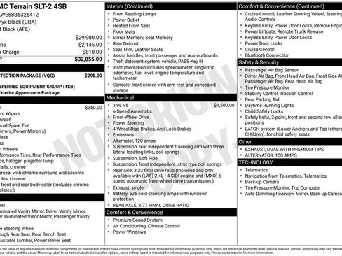 Used 2011 GMC Terrain SLT w/ LPO, Protection Package FWD image 17