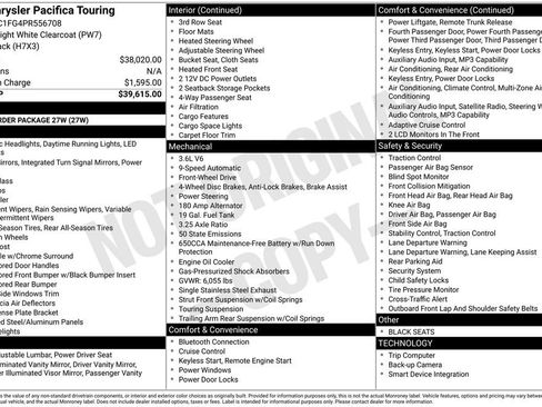 Used 2023 Chrysler Pacifica Touring image 2