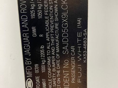 Used 2020 Jaguar F-TYPE Convertible Auto P300 image 60