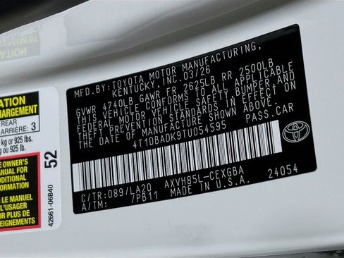 New 2026 Toyota Camry XLE AWD/4WD image 28