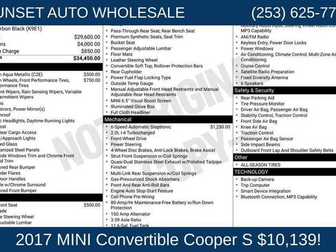 Used 2017 MINI Cooper S FWD image 53