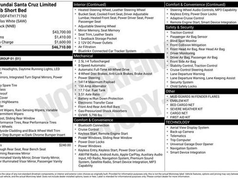 New 2026 Hyundai Santa Cruz Limited AWD/4WD image 39