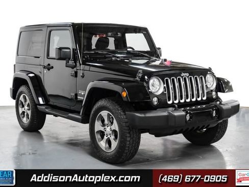 Used 2017 Jeep Wrangler Sahara w/ Connectivity Group AWD/4WD image 1