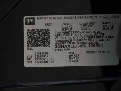 Certified 2025 Chevrolet Equinox RS w/ Safety and Technology Package FWD image 46