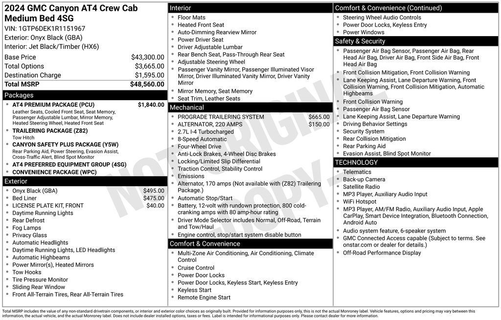 Used 2024 GMC Canyon AT4 w/ AT4 Premium Package AWD/4WD image 4