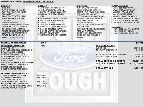 Used 2018 Ford F150 Lariat w/ Equipment Group 502A Luxury AWD/4WD image 2