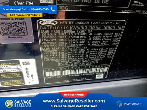 Used 2020 Land Rover Discovery HSE AWD/4WD image 17