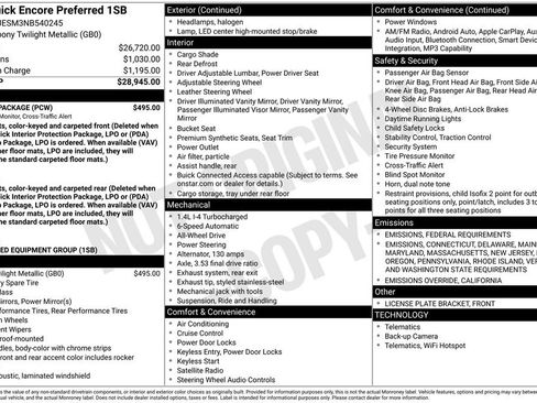 Used 2022 Buick Encore Preferred w/ Safety Package image 6