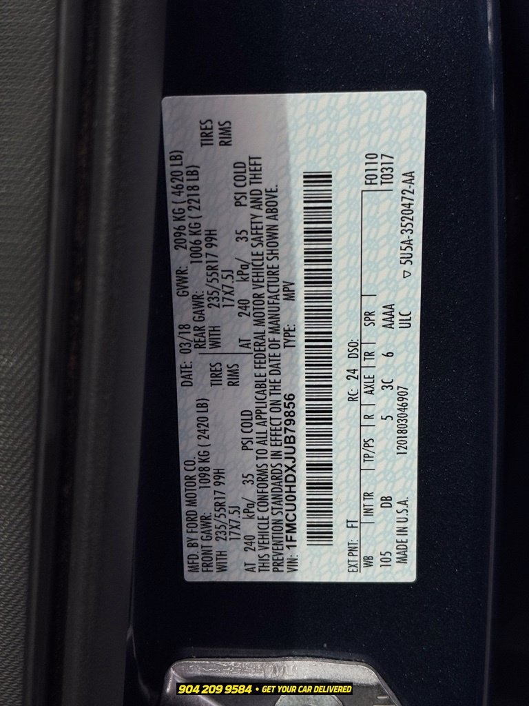 Used 2018 Ford Escape SEL FWD image 14