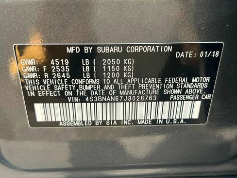 Used 2018 Subaru Legacy 2.5i Limited image 33