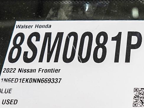 Used 2022 Nissan Frontier SV w/ Technology Package AWD/4WD image 31