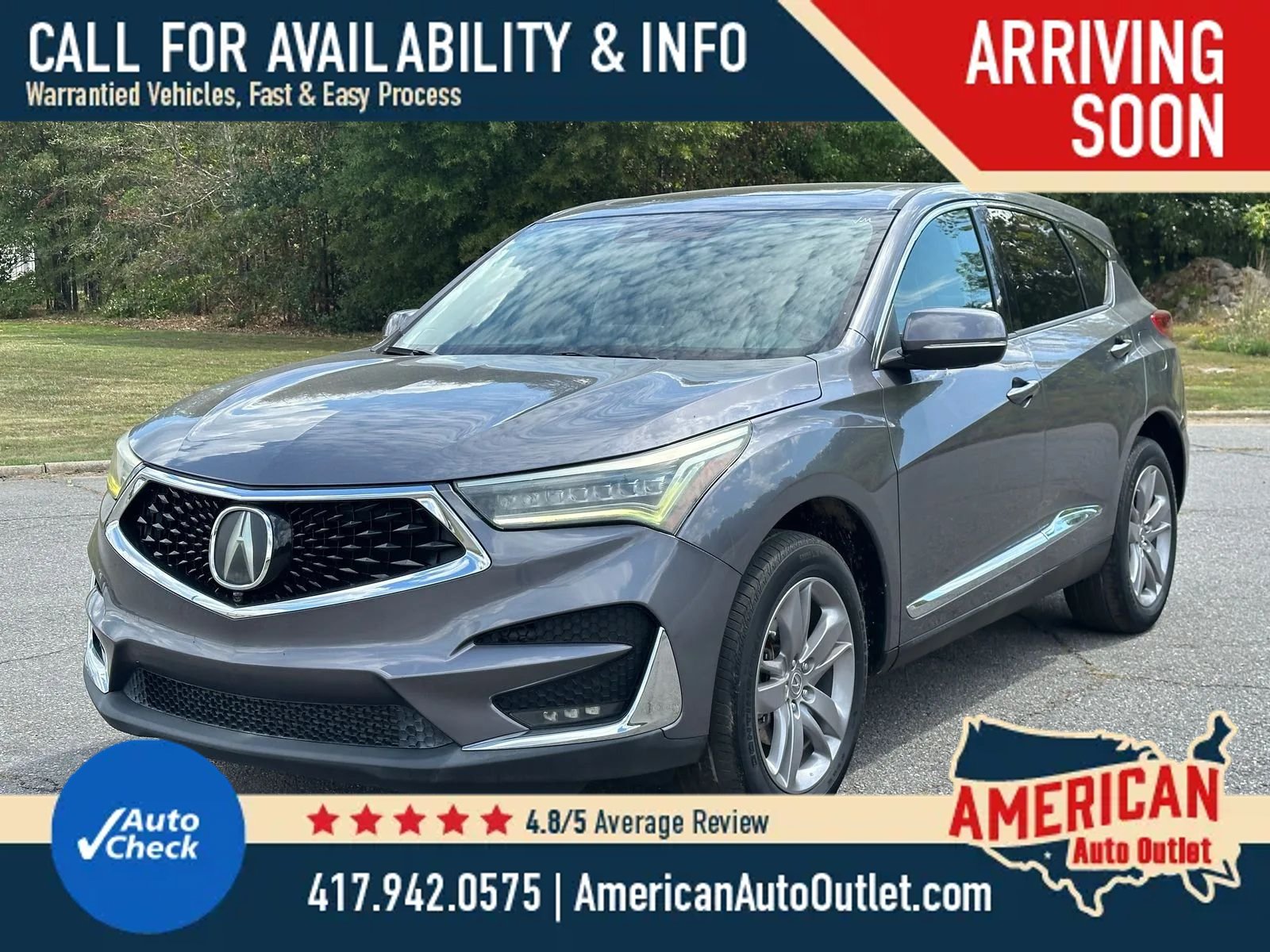 Used 2019 Acura RDX w/ Advance Package FWD image 1