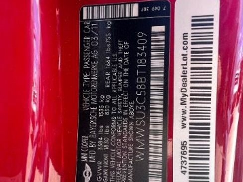 Used 2011 MINI Cooper Hardtop image 9