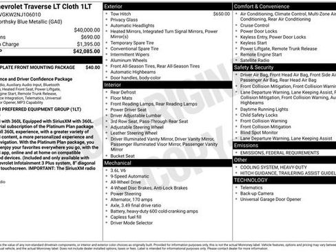 Used 2022 Chevrolet Traverse LT image 5