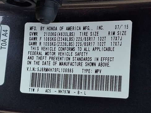 Used 2015 Honda CR-V EX-L image 27